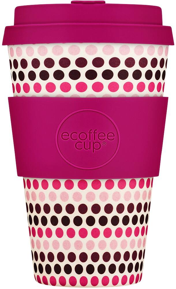 Ecoffee Cup Kaffeebecher Polka 400 ml Mehrfarbig