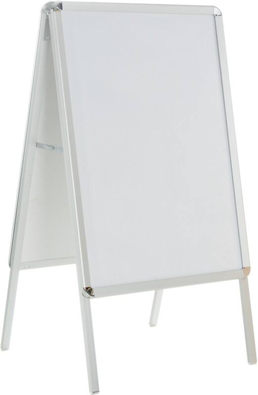 Paperflow Kundenstopper A1 Aluminium Silber PPCHA1.35