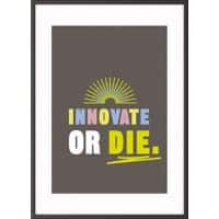 Paperflow Wandbild "Innovate or die" 400 x 500 mm