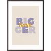 Paperflow Wandbild "Think bigger" 600 x 800 mm