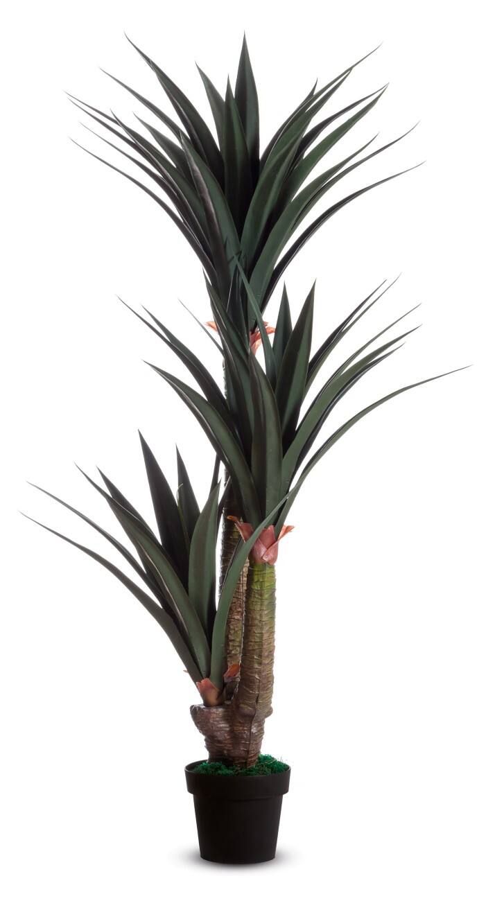 Paperflow Künstliche Pflanze Yucca Grün 220 x 220 x 1.550 mm