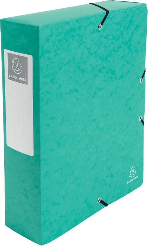 Exacompta Archivbox 50833E A4+ Karton 25 (B) x 33 (H) cm Grün 8,0 cm 6 Stück