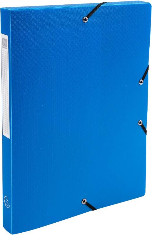 Exacompta OpaK Archivbox 59682E A4 PP (Polypropylen) 25 (B) x 33 (H) cm Blau 2,5 cm 8 Stück