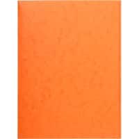 Exacompta Sammelmappe 56409E DIN A4 Orange Beschichteter Manila Karton 24 x 32 cm 25 Stück