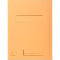 Exacompta Präsentationsmappe 335002E DIN A4 Hellorange Karton 24 x 32 cm 250 Stück