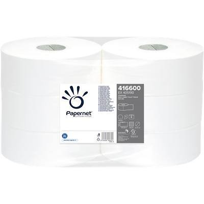 Papernet Maxi Jumbo Recycled Toilettenpapier 1-lagig 416600 6 Rollen à 400 Blatt