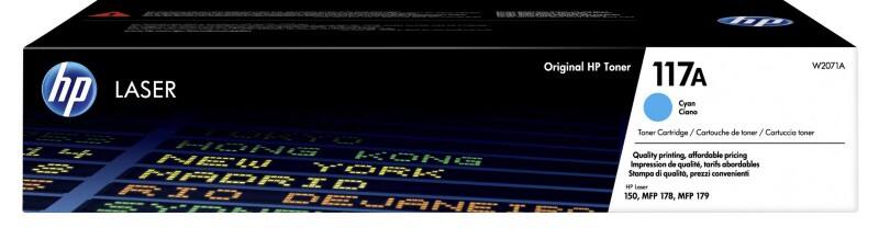 HP 117A Original Tonerkartusche W2071A Cyan