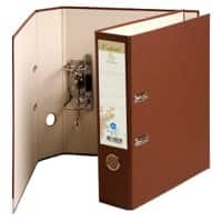 Exacompta Forever Breit Ordner A4 80 mm Schokolade 2 Ringe 53984E Pappkarton Hochformat Recycled 10 Stück