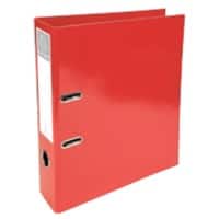 Exacompta Ordner A4 70 mm Rot 2 Ringe 53625E Manilakarton Hochformat 10 Stück