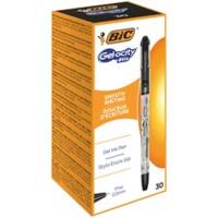 BIC Gelocity Tintenroller Schwarz 0.5 mm Fein Kugelschreiber  30 Stück