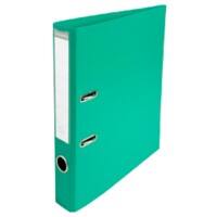Exacompta PremTouch Ordner A4 50 mm Grün 2 Ringe 53543E Pappkarton, PVC (Polyvinylchlorid) Hochformat 10 Stück