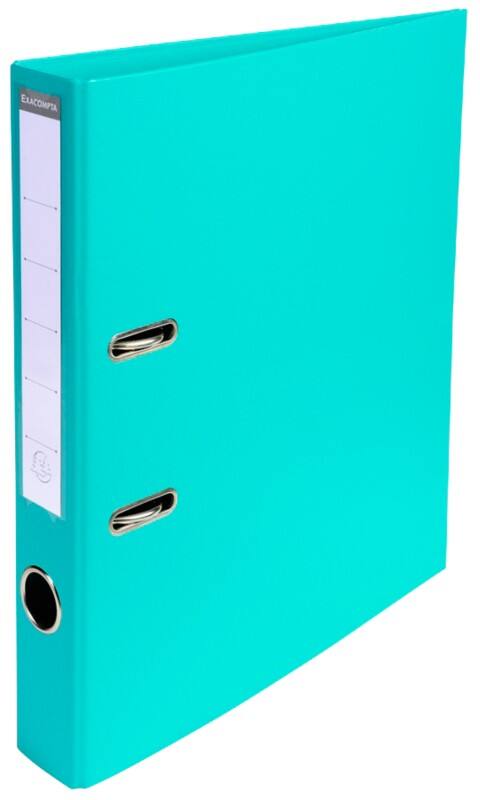 Exacompta Prem Touch Ordner Schmal A4 50 mm Hellgrün 2 Ringe 53503E Kunststoff Hochformat 10 Stück