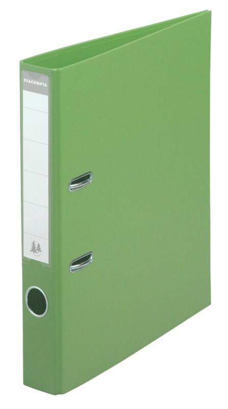 Exacompta PremTouch Ordner Schmal A4 50 mm Anisgrün 2 Ringe 53556E Kunststoff Hochformat 10 Stück