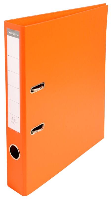 Exacompta Prem Touch Schmal Ordner A4 50 mm Orange 2 Ringe 53544E Kunststoff Hochformat  10 Stück