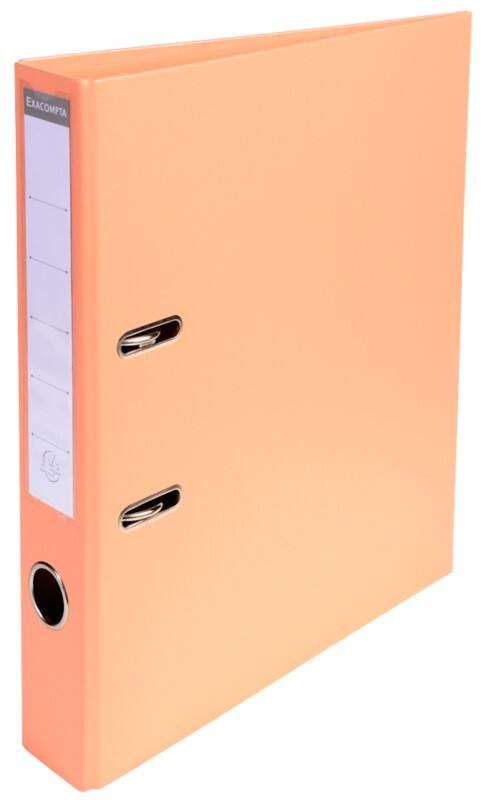 Exacompta Prem Touch Schmal Ordner A4 50 mm Lachs 2 Ringe 53505E Kunststoff Hochformat  10 Stück