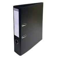 Exacompta PremTouch Ordner A4 70 mm Schwarz 2 Ringe 53741E Pappkarton, PVC (Polyvinylchlorid) Hochformat 10 Stück