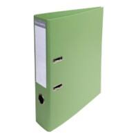 Exacompta PremTouch Ordner A4 70 mm Grün 2 Ringe 53756E Pappkarton, PVC (Polyvinylchlorid) Hochformat 10 Stück
