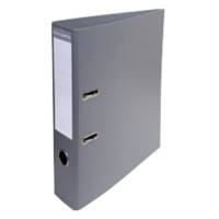 Exacompta PremTouch Ordner A4 70 mm Grau 2 Ringe 53754E Pappkarton, PVC (Polyvinylchlorid) Hochformat 10 Stück