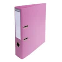 Exacompta PremTouch Ordner A4 70 mm Rosa 2 Ringe 53755E Pappkarton, PVC (Polyvinylchlorid) Hochformat 10 Stück