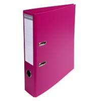 Exacompta PremTouch Ordner A4 70 mm Himbeere 2 Ringe 53759E Pappkarton, PVC (Polyvinylchlorid) Hochformat 10 Stück