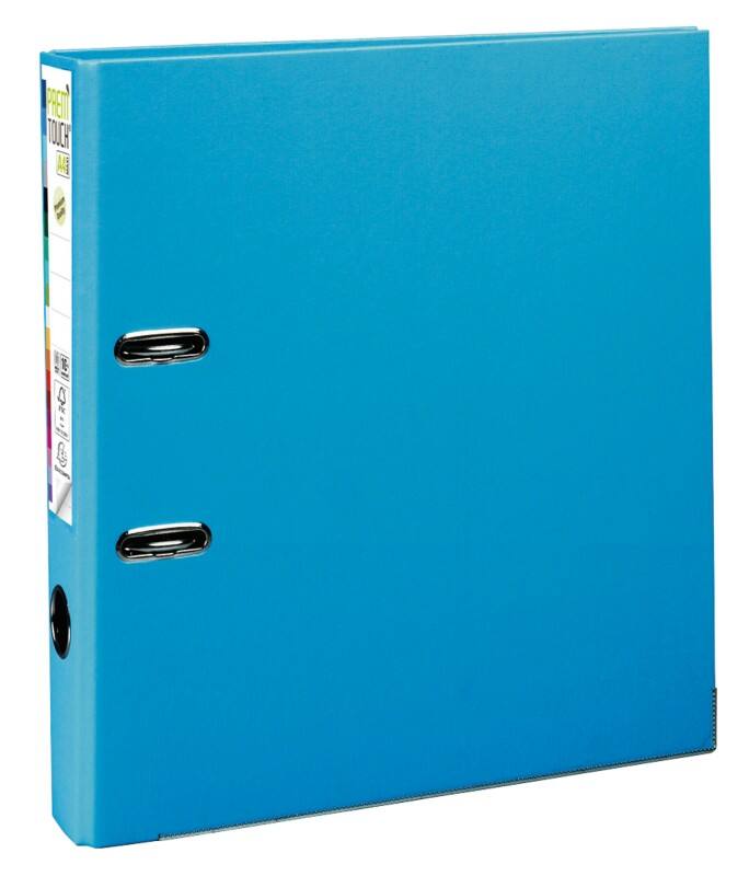 Exacompta Prem Touch Schmal Ordner A4 50 mm Hellblau 2 Ringe 53102E Kunststoff Hochformat  10 Stück