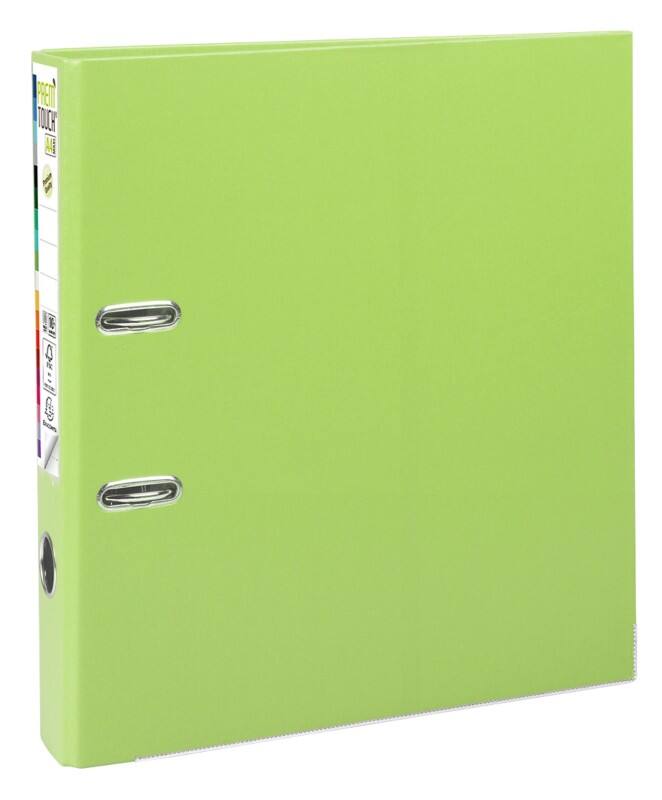 Exacompta Prem Touch Schmal Ordner A4 50 mm Anisgrün 2 Ringe 53156E Kunststoff Hochformat  10 Stück