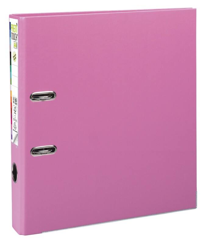 Exacompta Prem Touch Schmal Ordner A4 50 mm Rosa 2 Ringe 53155E Kunststoff Hochformat  10 Stück