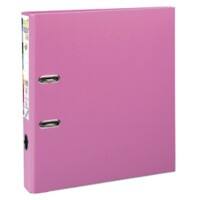 Exacompta Prem Touch Schmal Ordner A4 50 mm Rosa 2 Ringe 53155E Kunststoff Hochformat  10 Stück