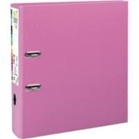 Exacompta PremTouch Ordner A4 Maxi 80 mm Rosa 2 Ringe 53355E Pappkarton, PP (Polypropylen) Hochformat 10 Stück