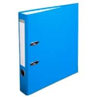 Exacompta Ordner A4 50 mm Hellblau 2 Ringe 915412B Pappkarton, PP (Polypropylen) Hochformat 20 Stück