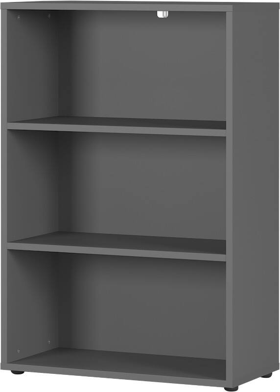 GERMANIA Bücherregal Graphit 800 x 400 x 1.200 mm