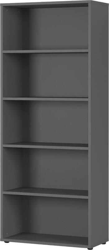 GERMANIA Bücherregal Graphit 800 x 400 x 1.970 mm