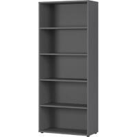 GERMANIA Bücherregal Graphit 800 x 400 x 1.970 mm