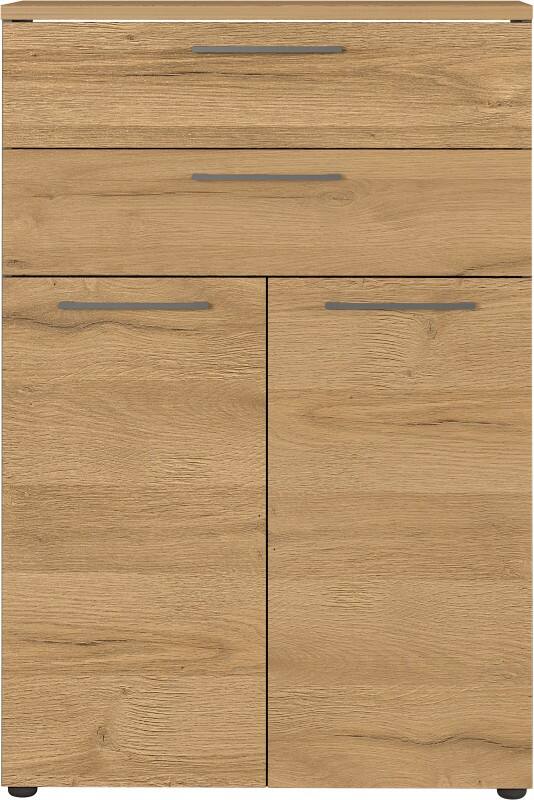 GERMANIA Schrank 4233-564AT Graphit, Eiche 800 x 400 x 1.200 mm