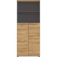 GERMANIA Schrank 4236-564AT Graphit, Eiche 800 x 400 x 1.970 mm