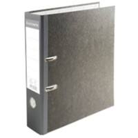 Exacompta Ordner A4 70 mm Grau 2 Ringe 53710E Pappkarton Wolkenmarmor Hochformat 20 Stück