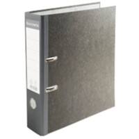 Exacompta Ordner A4 80 mm Grau 2 Ringe 53709E Pappkarton Wolkenmarmor Hochformat 20 Stück