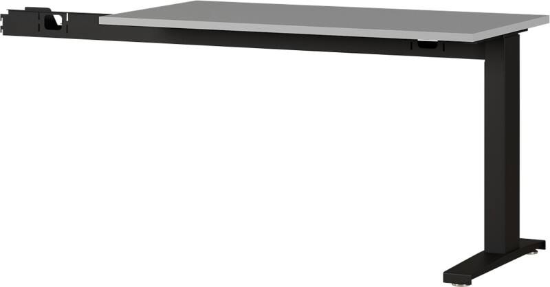 GERMANIA Tischverlängerungsplatte 4241-581 Grau 1.130 x 600 x 870 mm
