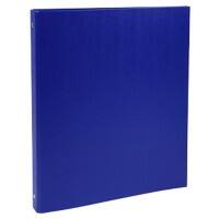 Exacompta Ringbuch 4 Ringe Kaschierter Karton PP DIN A4 Blau 20 Stück