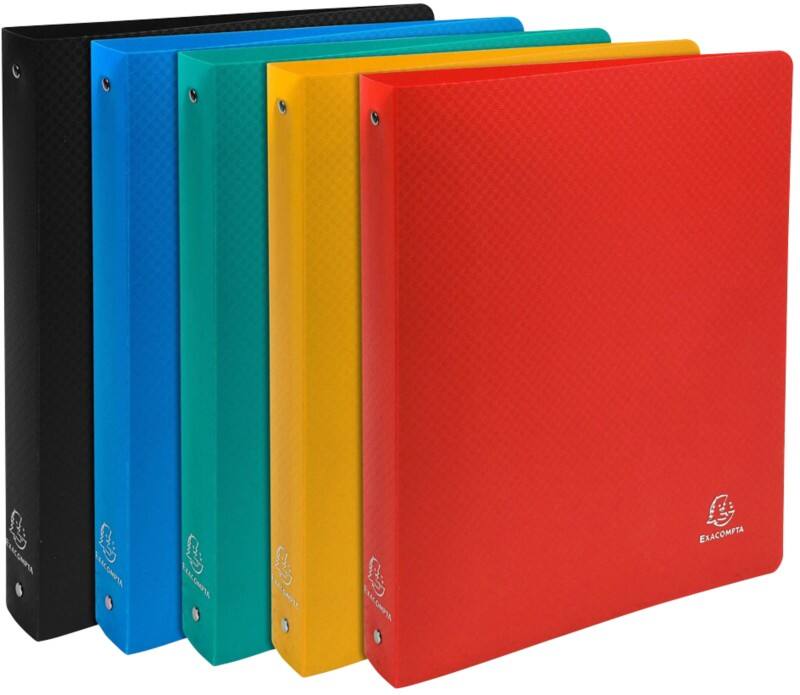 Exacompta Ringbuch 51280E 4 Ringe Polypropylen A4 Maxi Farbig sortiert 20 Stück