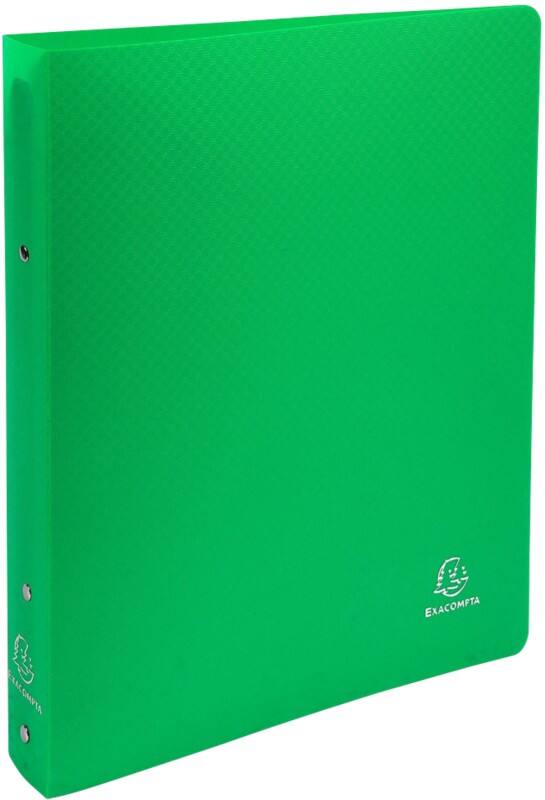 Exacompta Ringbuch 2 Ringe Polypropylen A4 Maxi Hellgrün 15 Stück
