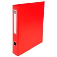 Exacompta Ringbuch 4 Ringe Kaschierter Karton PVC/PU A4 Maxi Rot 15 Stück