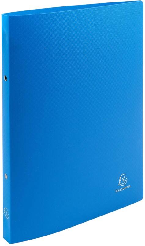 Exacompta Ringbuch 2 Ringe Polypropylen DIN A4 Hellblau 25 Stück