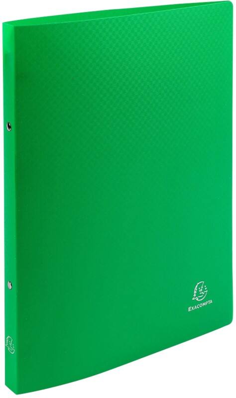 Exacompta Ringbuch 2 Ringe Polypropylen DIN A4 Hellgrün 25 Stück