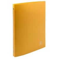 Exacompta Ringbuch 4 Ringe Polypropylen DIN A4 Gelb 25 Stück