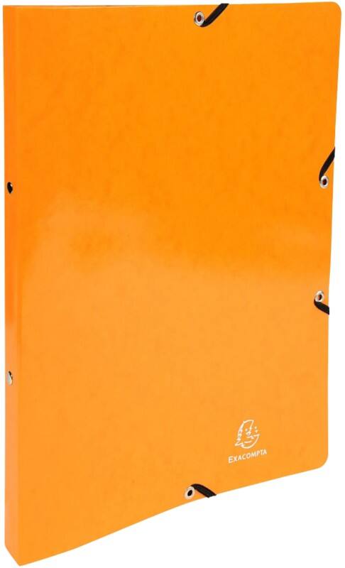 Exacompta Ringbuch 2 Ringe Colorspan kaschiert DIN A4 Orange 20 Stück
