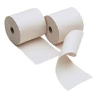 Niceday Kassenrollen Thermal 48 g/m² 80 mm x 70 mm x 12 mm x 75 m Weiß 10 Rollen