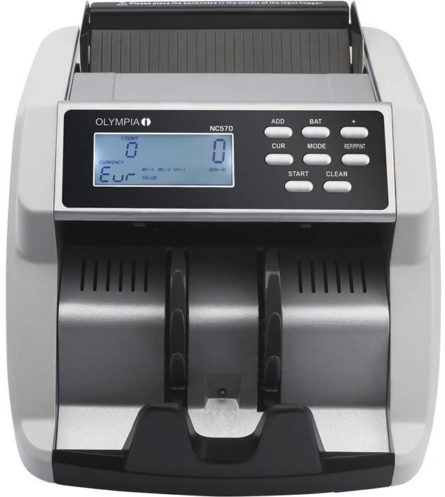 Olympia Banknotenzähler NC 570 Grau