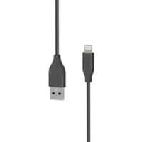 XLayer USB-C Male Ladekabel Apple Lightning 217077 Schwarz 1.5 m