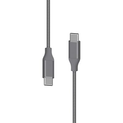 XLAYER 217088 1 x USB C Stecker auf 1 x USB Stecker Ladekabel 1,5m Grau